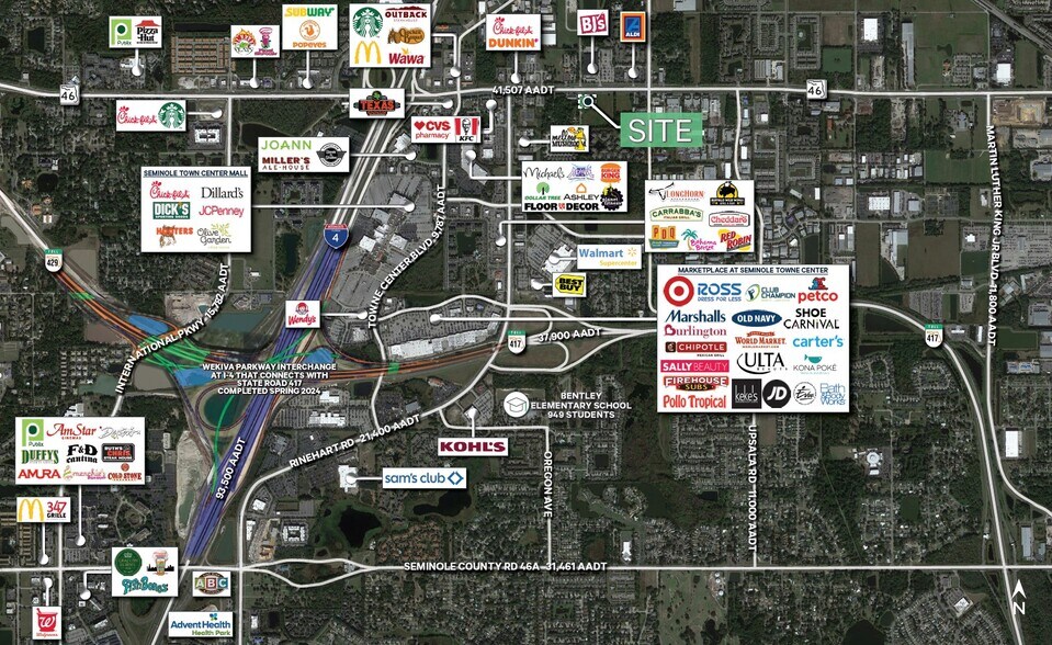 4279 Symphony Circle, Sanford, FL à louer - Aérien – Image 2 sur 2