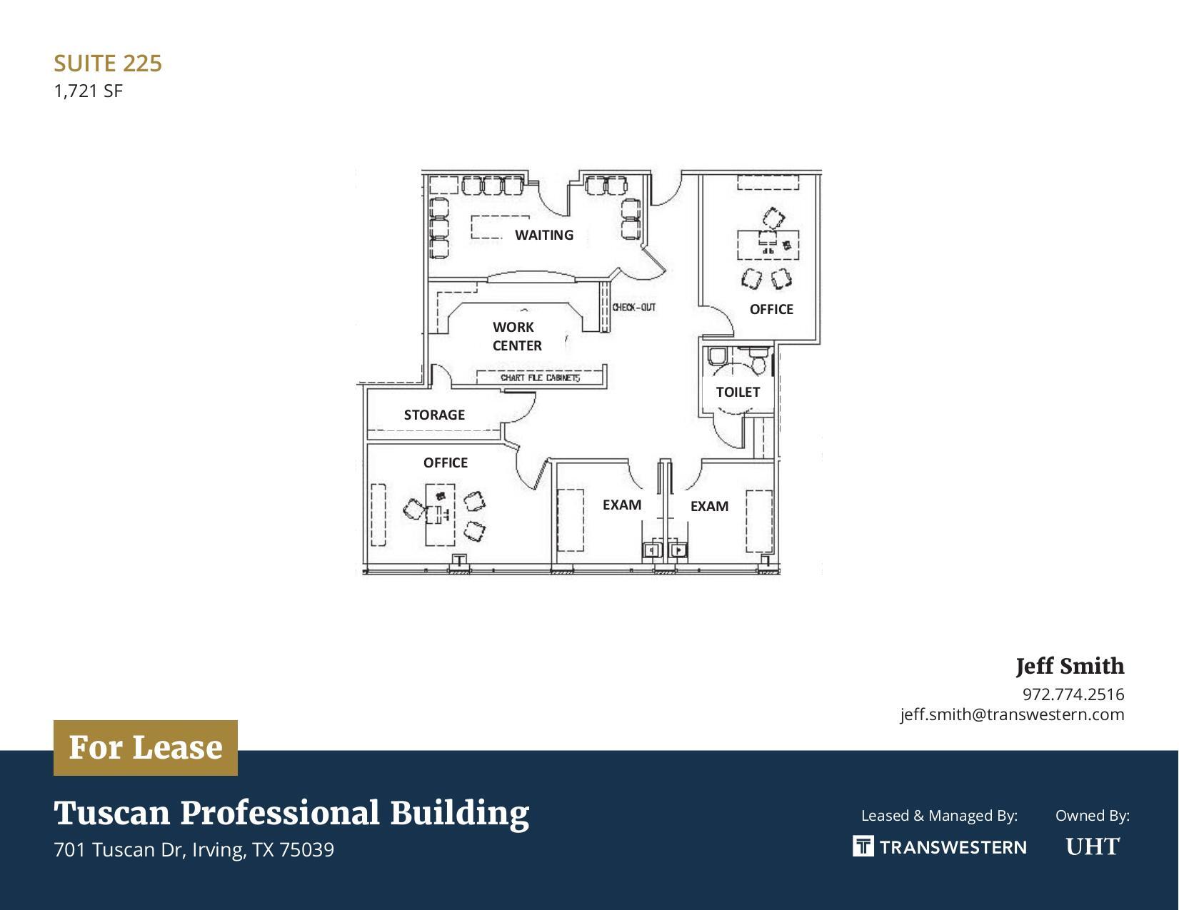 701 Tuscan Dr, Irving, TX à louer Plan d’étage– Image 1 sur 1