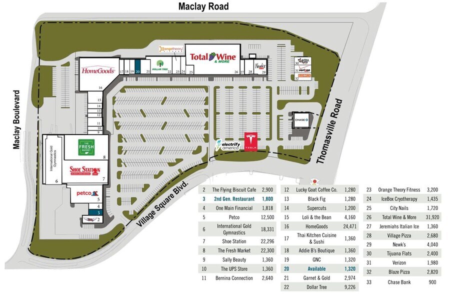 1400 Village Square Blvd, Tallahassee, FL à louer - Photo de l’immeuble – Image 2 sur 6
