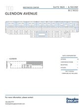 1100 Glendon Ave, Los Angeles, CA à louer Plan d’étage– Image 1 sur 1