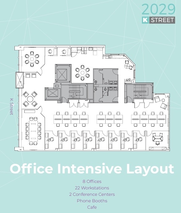 2029 K St NW, Washington, DC à vendre Plan d’étage– Image 1 sur 1
