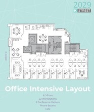 2029 K St NW, Washington, DC à vendre Plan d’étage– Image 1 sur 1