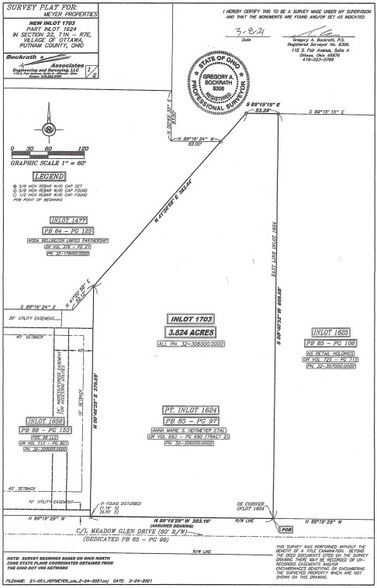 0 Meadow Glen Dr, Ottawa, OH à louer - Plan cadastral – Image 2 sur 2