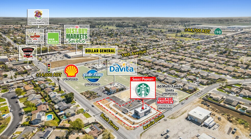 1395 Bush St, Lemoore, CA à vendre - Photo de l’immeuble – Image 2 sur 7