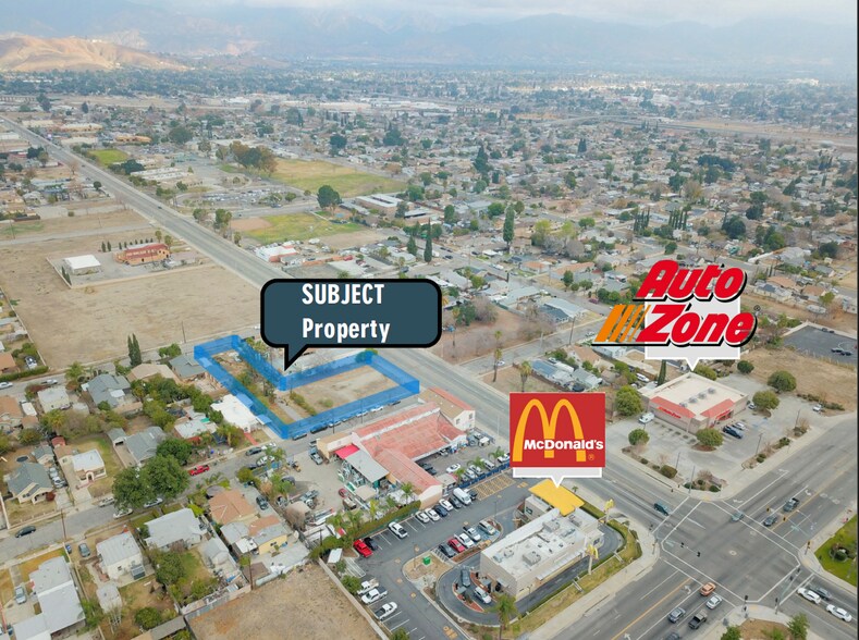 1268 N Mount Vernon Ave, San Bernardino, CA à vendre - Aérien – Image 1 sur 5