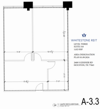 2600 S Gessner Rd, Houston, TX à louer Plan d’étage– Image 1 sur 1