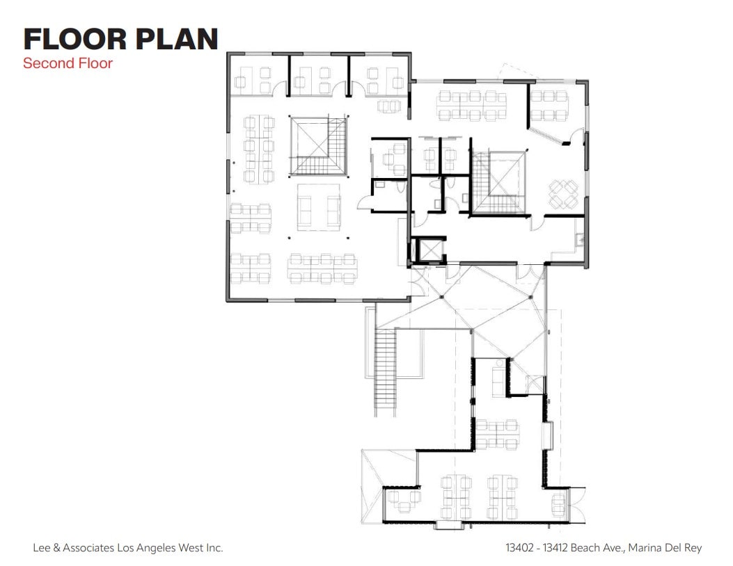 13402-13412 Beach Ave, Marina Del Rey, CA à louer Plan d’étage– Image 1 sur 1