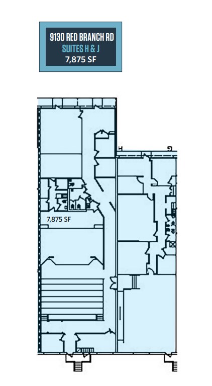 9180 Rumsey Rd, Columbia, MD à louer Plan d’étage– Image 1 sur 2