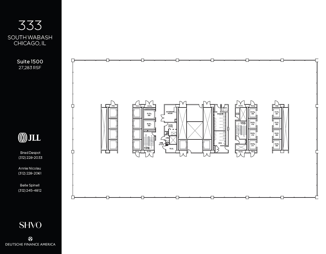 333 S Wabash Ave, Chicago, IL à louer Plan d’étage– Image 1 sur 1