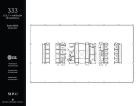 333 S Wabash Ave, Chicago, IL à louer Plan d’étage– Image 1 sur 1