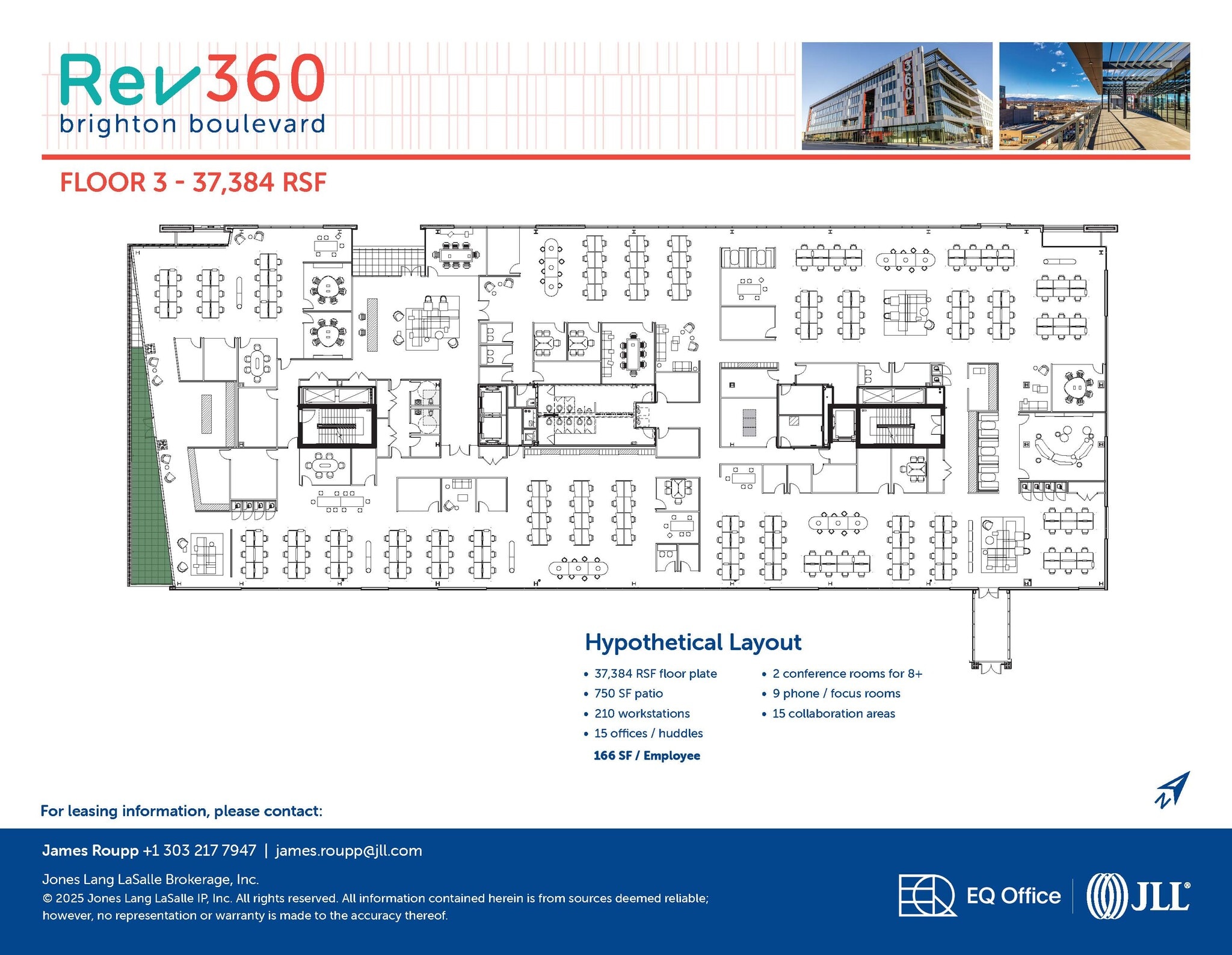 3600 Brighton Blvd, Denver, CO à louer Plan d’étage– Image 1 sur 2