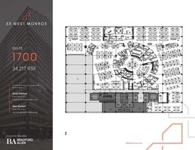 33 W Monroe St, Chicago, IL à louer Plan d’étage– Image 1 sur 3