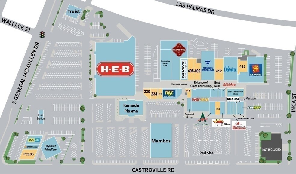 803 Castroville Rd, San Antonio, TX à louer - Plan de site – Image 2 sur 9