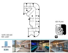 3811 Turtle Creek Blvd, Dallas, TX à louer Plan d’étage– Image 2 sur 2