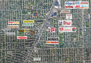 16000 E 10 Mile Rd, Eastpointe, MI - Vue aérienne vue de carte - Image1