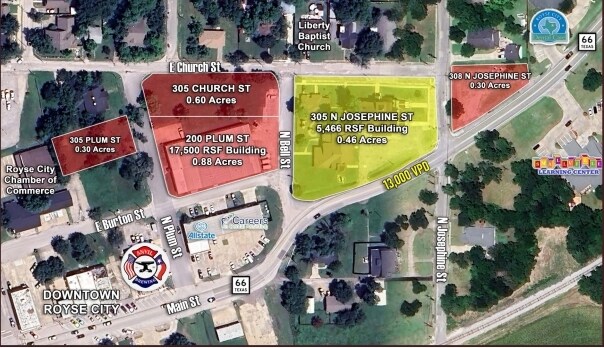 308 N Josephine St, Royse City, TX à vendre - Aérien – Image 2 sur 2
