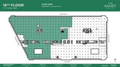 222 Merchandise Mart Plz, Chicago, IL à louer Plan d’étage– Image 1 sur 1