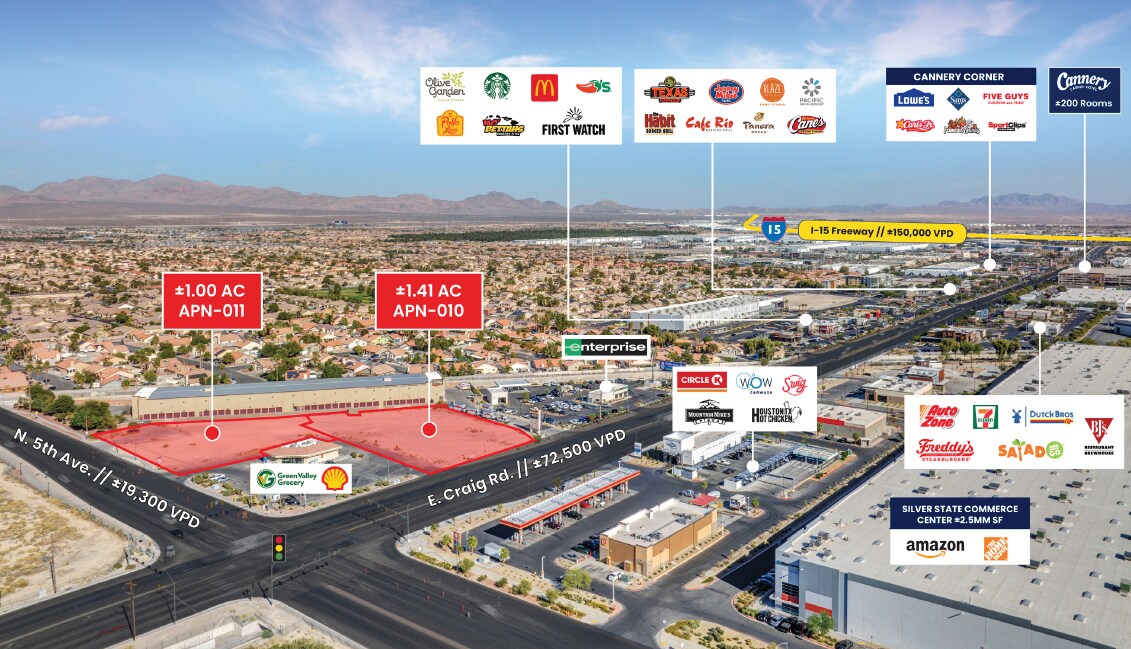 NEC Craig & 5th St, North Las Vegas, NV à louer Photo principale– Image 1 sur 5