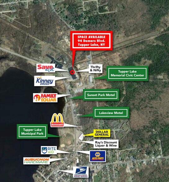94 Demars Blvd, Tupper Lake, NY à louer - Photo de l’immeuble – Image 2 sur 11
