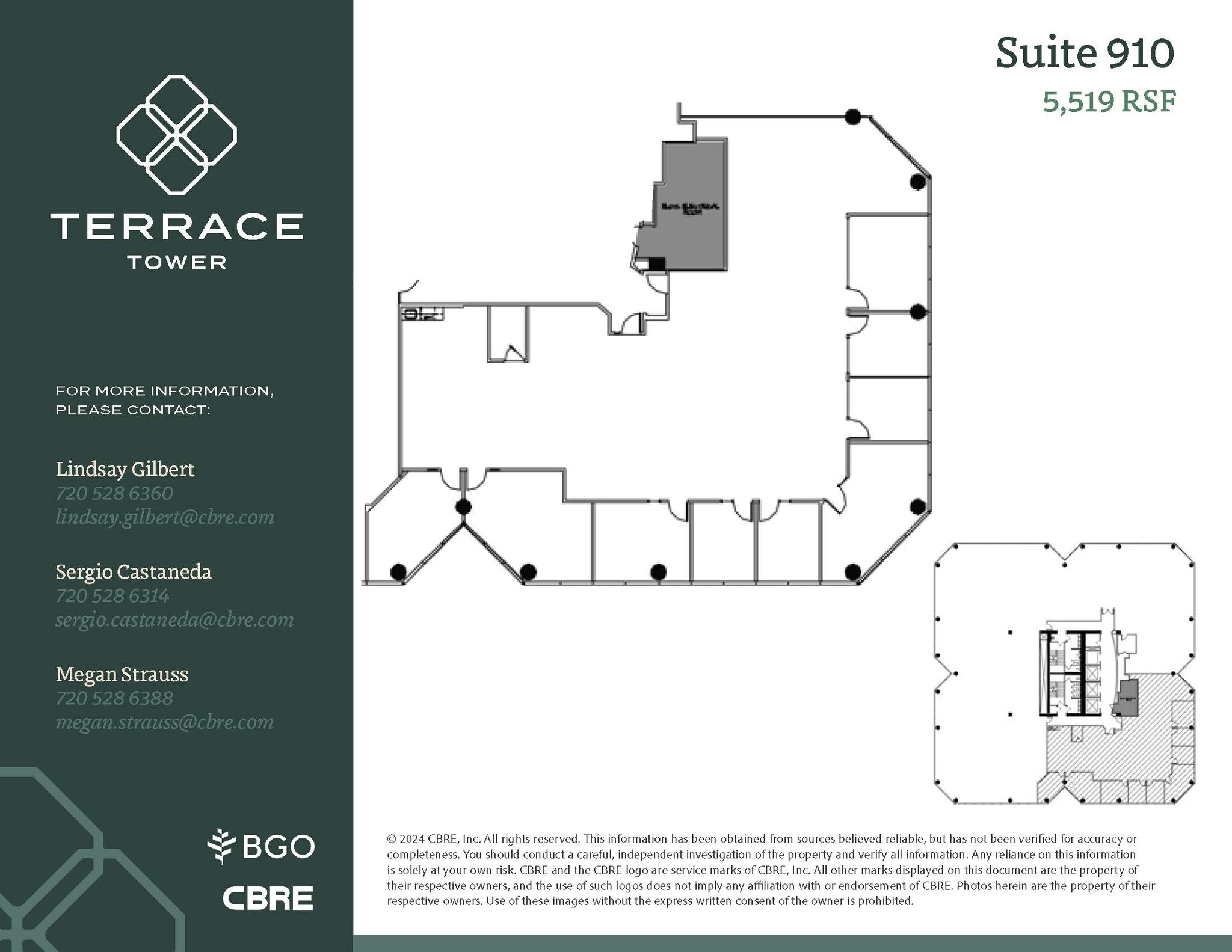 5619 Dtc Pky, Greenwood Village, CO à louer Plan d’étage– Image 1 sur 1