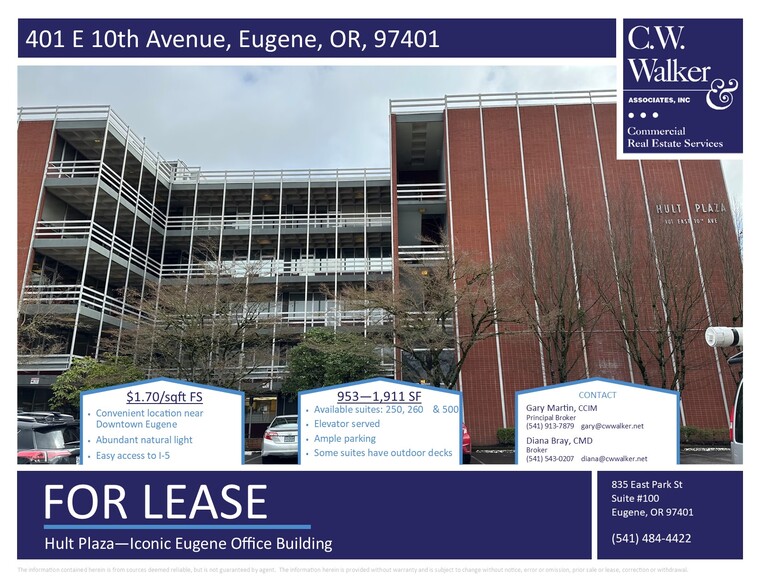 401 E 10th Ave, Eugene, OR à louer - Photo de l’immeuble – Image 1 sur 5