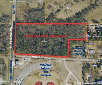 Plus de détails pour TBD North Veterans Memorial Boulevard +/-14.7 acre Blvd, Tupelo, MS - Terrain à vendre