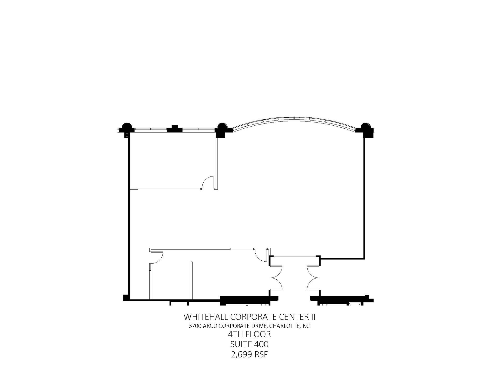 3700 Arco Corporate Dr, Charlotte, NC à louer Plan d’étage– Image 1 sur 2