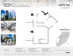 1221 Brickell Ave, Miami, FL à louer Plan de site– Image 2 sur 2