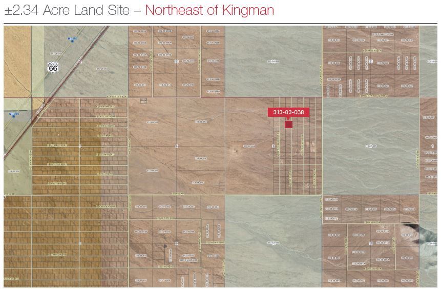 2.34 Acres Mohave County, Kingman, AZ à vendre - Plan cadastral – Image 3 sur 5