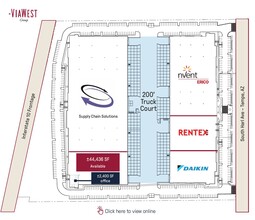 6840 S Harl Ave, Tempe, AZ à louer Plan de site– Image 1 sur 1