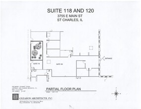 3755 E Main St, Saint Charles, IL à louer Plan d’étage– Image 1 sur 2