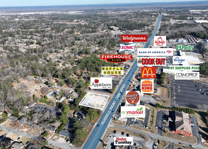 400 Russell Pky, Warner Robins, GA à louer - Photo de l’immeuble – Image 3 sur 7