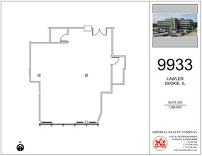 9933 Lawler Ave, Skokie, IL à louer Plan d’étage– Image 2 sur 3