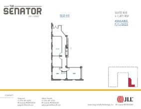 1121 L St, Sacramento, CA à louer Plan d’étage– Image 2 sur 2
