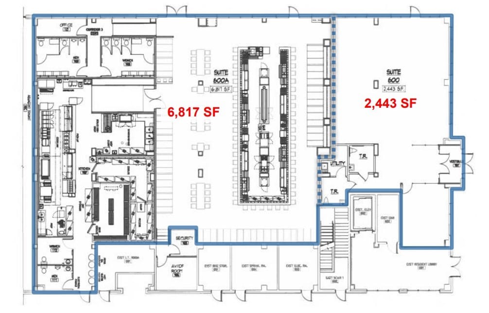 100 Campus Town Cir, Ewing, NJ à louer Plan d’étage– Image 1 sur 1