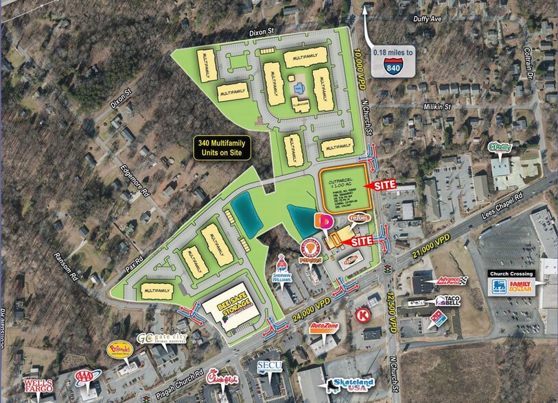 100 Pisgah Church Rd, Greensboro, NC à louer - Photo de l’immeuble – Image 2 sur 5