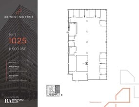 33 W Monroe St, Chicago, IL à louer Plan d’étage– Image 1 sur 6