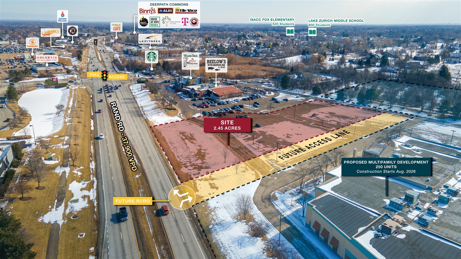755 S Rand Rd, Lake Zurich, IL à louer Photo principale– Image 1 sur 3