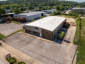 535 W Poplar St, Fayetteville, AR - Vue aérienne vue de carte