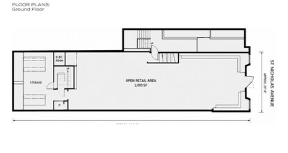 1428 Saint Nicholas Ave, New York, NY à louer Plan d’étage– Image 2 sur 2