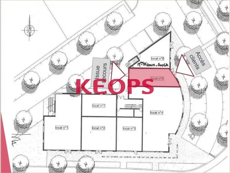 1 Rue De La Paderne, Tournefeuille à louer - Plan de site – Image 2 sur 5