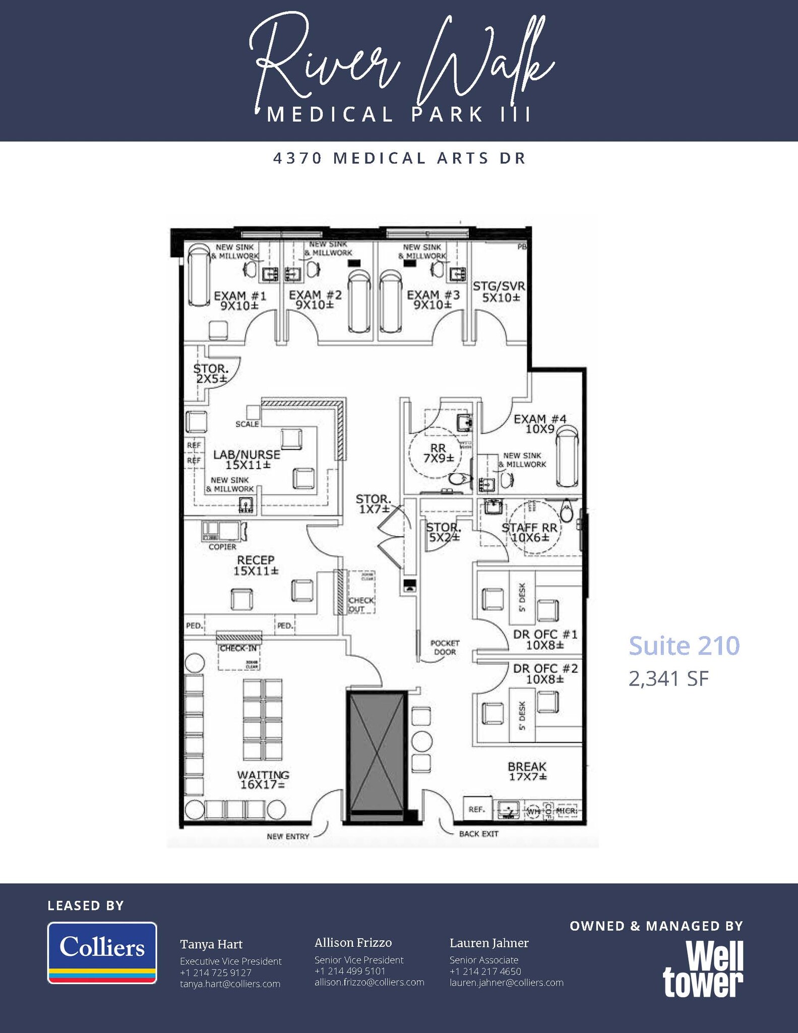 4370 Medical Arts Dr, Flower Mound, TX à louer Plan d’étage– Image 1 sur 1