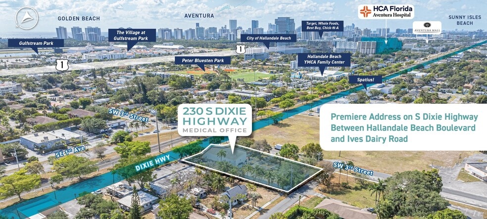 230 S Dixie Hwy, Hallandale Beach, FL à vendre - Photo de l’immeuble – Image 2 sur 10