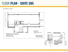 400-410 Severn Ave, Annapolis, MD à louer Plan d’étage– Image 1 sur 1