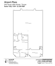 939 S 48th St, Tempe, AZ à louer Plan d’étage– Image 1 sur 1