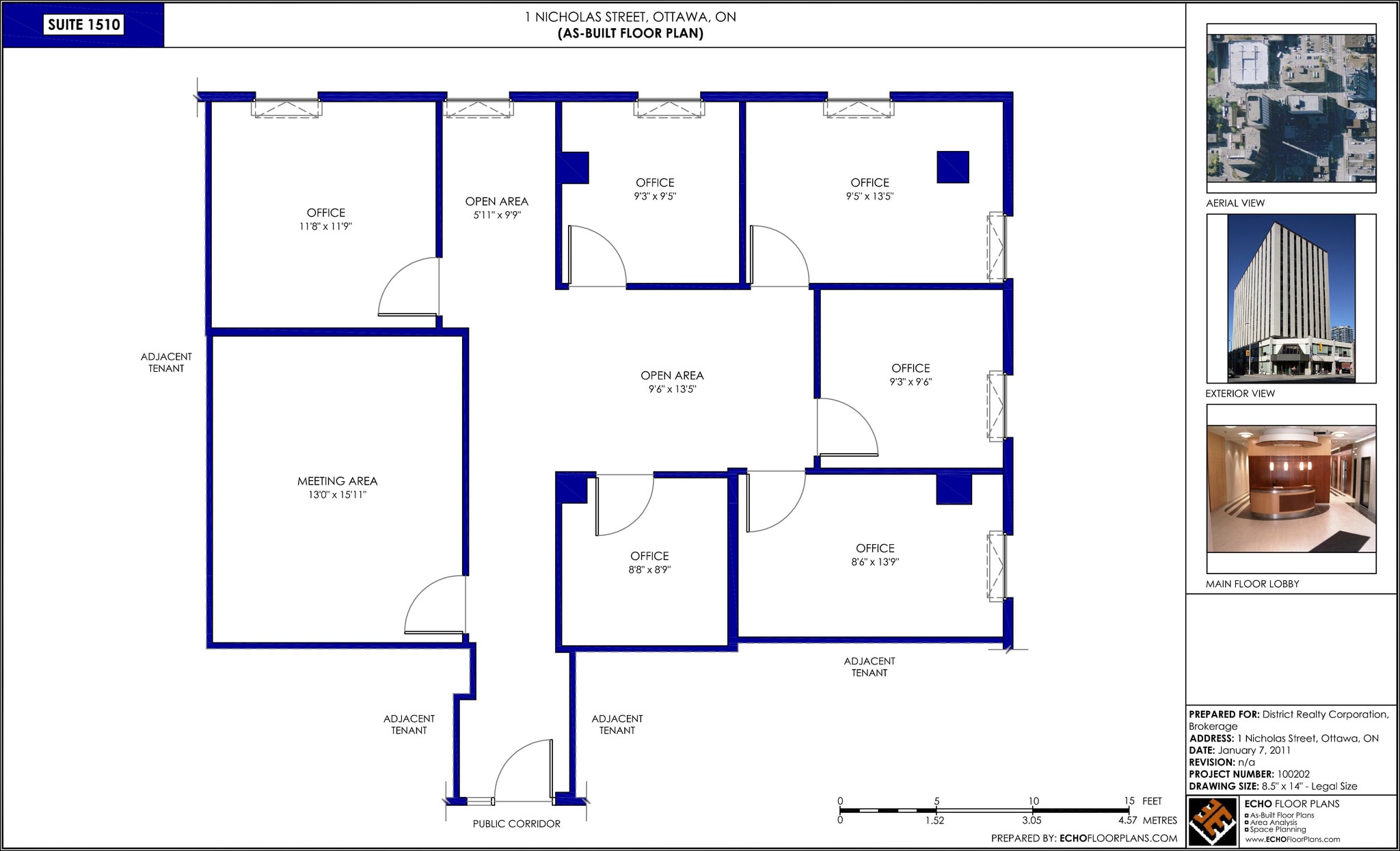 1-5 Nicholas St, Ottawa, ON à louer Plan d’étage– Image 1 sur 6