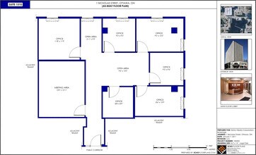 1-5 Nicholas St, Ottawa, ON à louer Plan d’étage– Image 1 sur 6