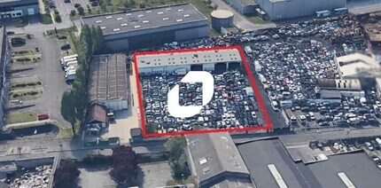 La Courneuve, SSD - Vue aérienne  vue de carte