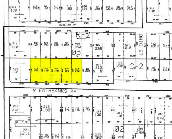 2021 W Fairbanks Ave, Winter Park, FL à vendre - Plan cadastral – Image 2 sur 4