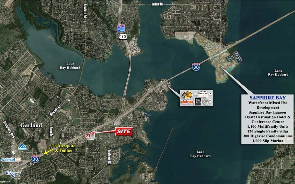 500 E IH 30 Hwy, Garland, TX à vendre - Aérien – Image 2 sur 3